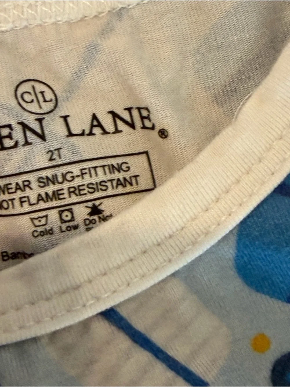Caden Lane Toddler 2T Blue‎ Christmas Gift Box Bamboo Pajama Set Long Sleeve PJs